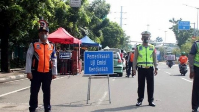 Kendaraan Yang Tak Lolos Razia Emisi Langsung Tilang Denda Hingga