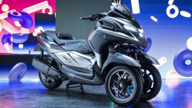 Yamaha Dikabarkan Siap Meluncurkan XMAX Roda  Tiga