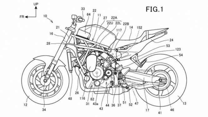 Beredar Sketsa Honda CBR250RR 4 Silinder, Kawasaki Patut ...