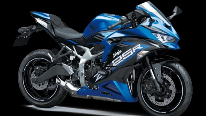 Identik dengan Warna Hijau, Kenapa Kawasaki ZX-25R Ada Warna Biru?