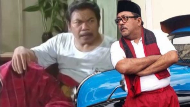 Ngakak, Benyamin Sueb dan Mandra Saat Bersama Oplet di Film Si Doel