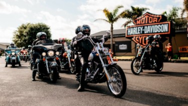 Pengguna motor Harley-Davidson
