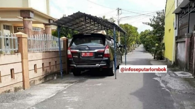 Begini Nasib Garasi  Mobil  Pejabat di  Jalan  Raya Usai Viral 