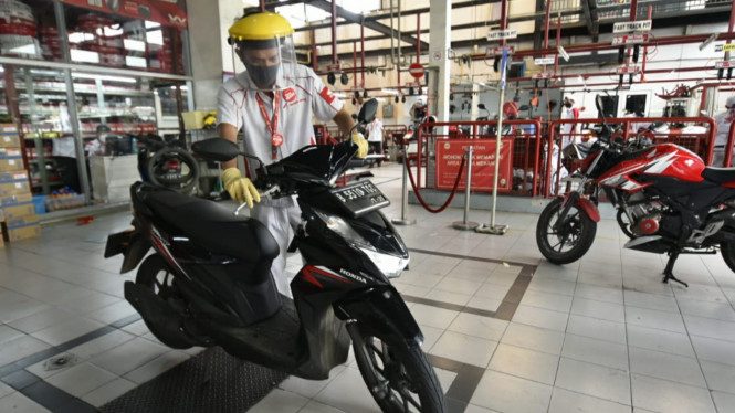 Bengkel Resmi Sepeda Motor Honda Berikan Voucher Ceria Paket Service