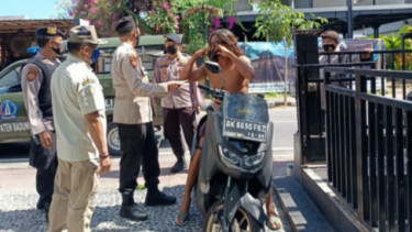 Ilustrasi motor Yamaha digunakan bule di Bali (Antaranews)