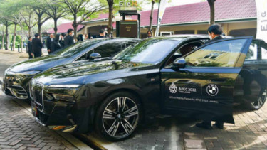 BMW i7 kendaraan untuk perhelatan APEC 2022 di Thailand