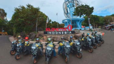 Yamaha Xmax di ajang Navigate to The MAX: Tour de Sumatera