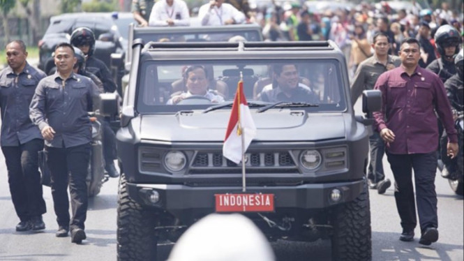 Gaharnya Spesifikasi Mobil Yang Dipakai Prabowo Sopiri Erick Thohir Dan ...